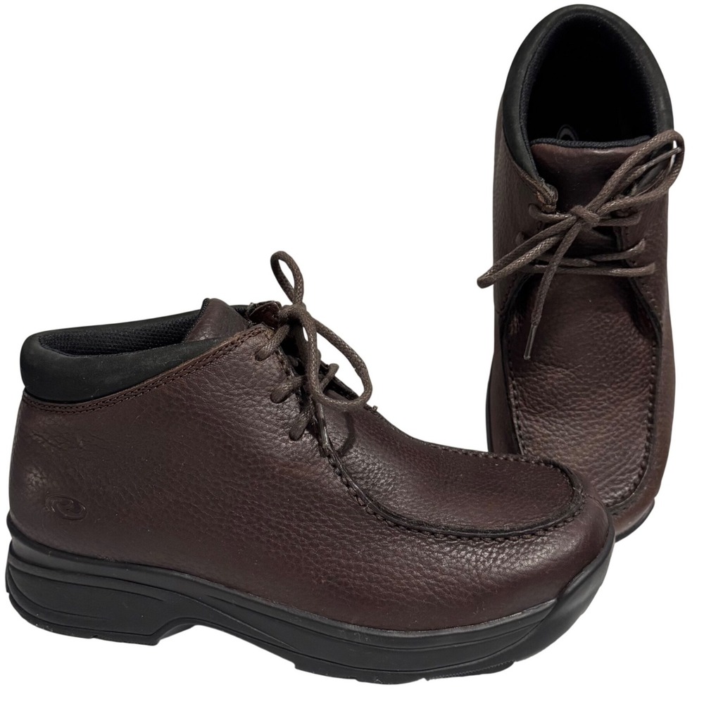 Roper Chukka Boots Mens 8.5 Brown Leather Moc Toe Lace Up Gorpcore